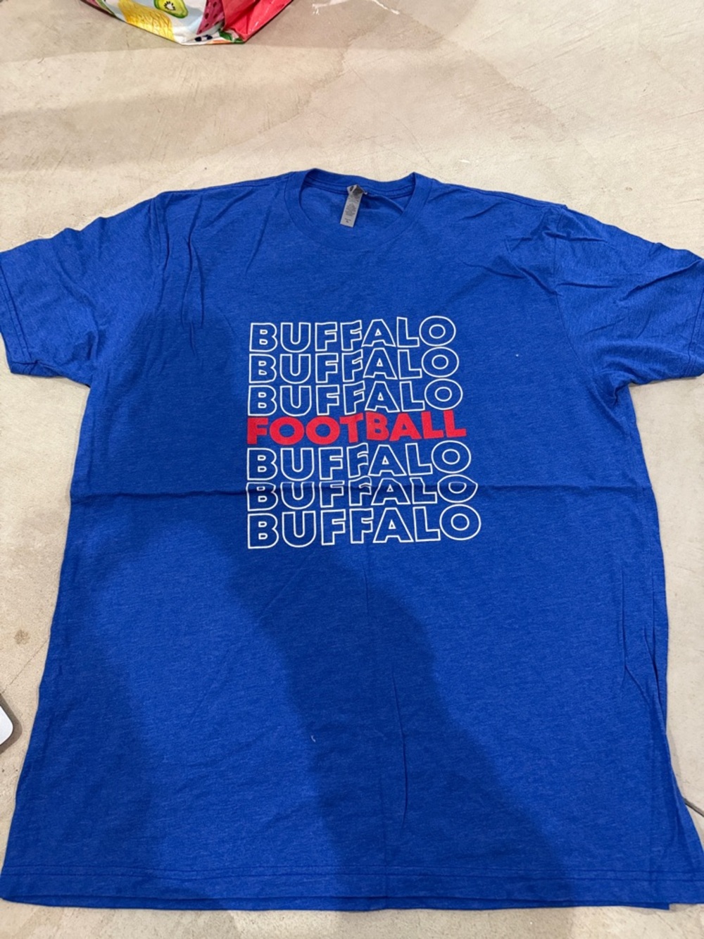 Buffalo Football Blue Graphic Tee